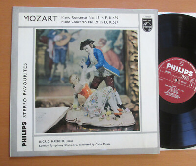 SGL 5813 Mozart Piano Concerto 19 & 26 Ingrid Haebler Colin Davis NM Stereo LP