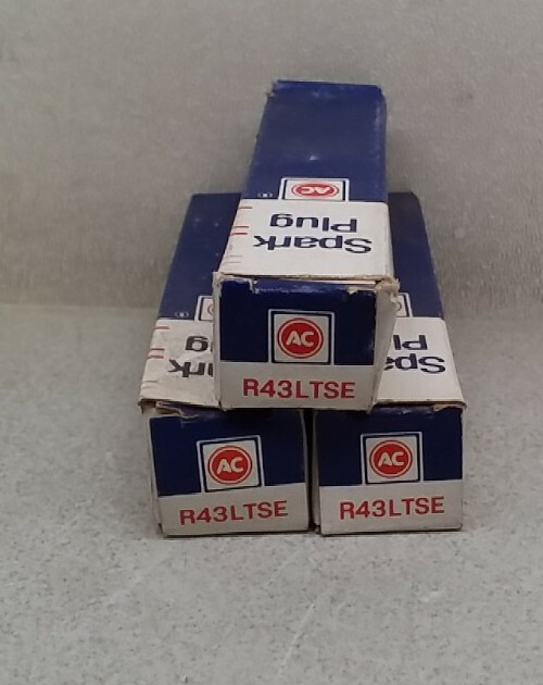 R43LTSE AC Delco Automotive Spark Plugs Set Of 3 Made In USA