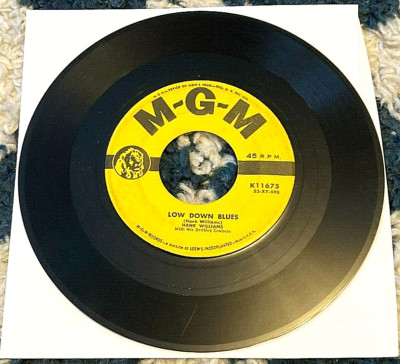 Hank Williams: Low Down Blues/You Better Keep It on Your Mind 45 MGM/US VG HEAR