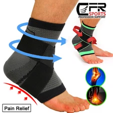 Ankle Brace Achilles Tendon Support Wrap Sleeve Adjustable Tendinitis Sport CFR