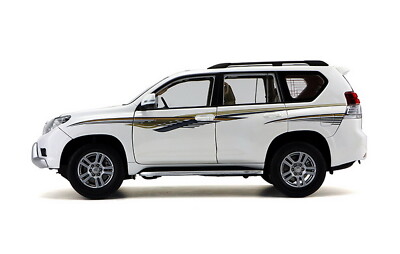 1/18 Scale Toyota Land Cruiser Prado White Diecast Car Model Toy