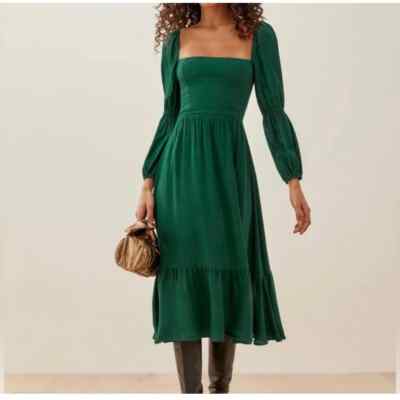 emerald long sleeve midi dress Karen Millen Plus Size Sequin Plunge Cowl Neck Strong Shoulder Long Sleeve Midi Dress in Emerald