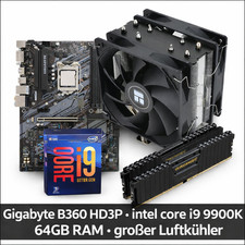 intel i9 8x 5,00GHz 64GB DDR4 Mainboard RAM K...