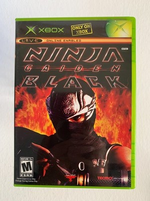 Ninja Gaiden Black - Xbox 2005 - disc, manual, reg card, case + bonus demo disc