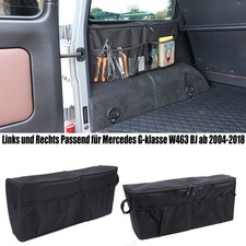 2x Kofferraum Aufbewahrung Organizer Passend f&uuml;r Mercedes G-Klasse W463 2004-18