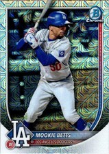 Mookie Betts 2025 Bowman Chrome Mojo Base #16 - Dodgers