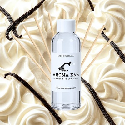 Buttercream Vanilla Reed Diffuser Oil Refill Vegan Alcohol-Free 3 Sizes