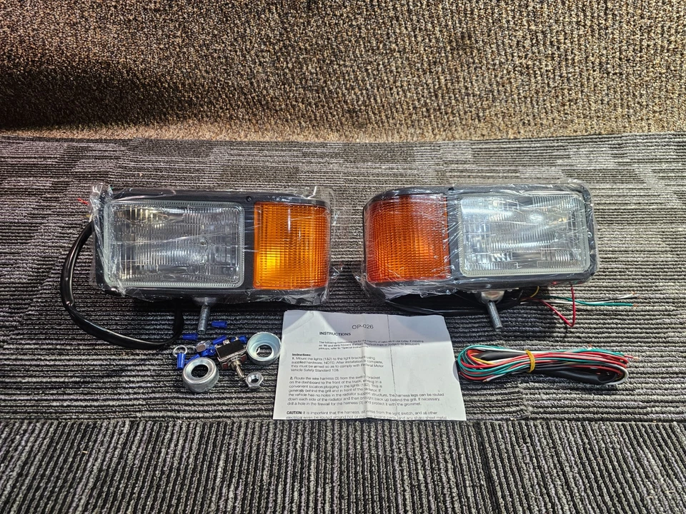 (QTY 2) Snow Plow Light LYOP-026 For 1981-1986 Nissan Pickup, 1979 Toyota Pickup - Image 2 of 4