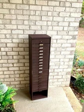 Germanow & Simon Watch Crystal Cabinet | Vintage Metal Watch Crystal Cabinet