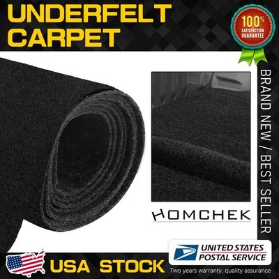 MODIGT 39x71'' Carpet Liner For Speaker Boxes Car Boot Dash Cover Black