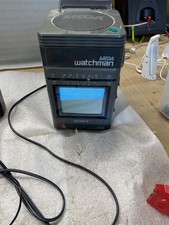 Sony Mega Watchman FD-500 Portable Vintage TV FM Am Receiver Works-ish
