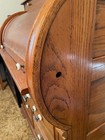 VINTAGE RIVERSIDE CYLINDER ROLL TOP SECRETARY OFFICE DESK SOLID OAK (local pick) — photo 10