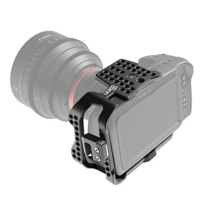8Sinn Half Cage for Blackmagic Pocket Cinema Cam 4K6K-Free HDMI cable lock clamp