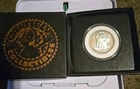 RARE 1987 Garfield Vintage 1/2oz  Silver Round & Box by Silvertowne