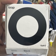 Loop Quiet 2 Earplugs for Noise Reduction Black New Open Box New