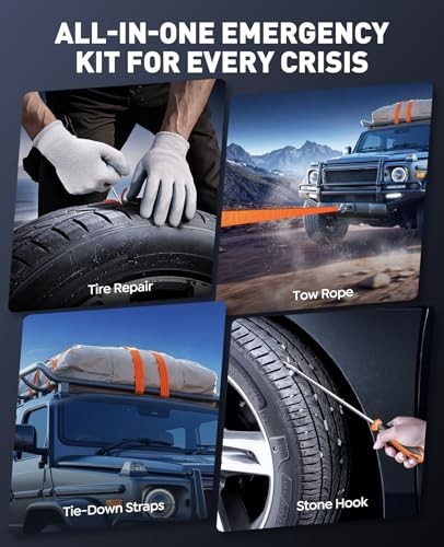 14-in-1 Car Jump Starter with Air Compressor 160PSI, 7000A Jump Starter Jump 