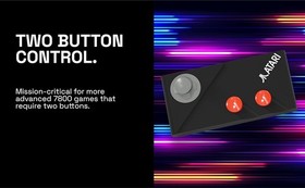 Retro Atari 7800+ Console with Wireless Controller & Crystal Quest - HDMI Ready