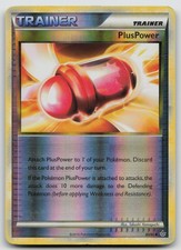 Pokemon Card PlusPower REVERSE HOLO Unleashed 80/95