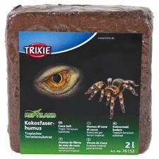 2 Litres  Fibres de noix de coco compressé reptiles et amphibiens (un paquet)
