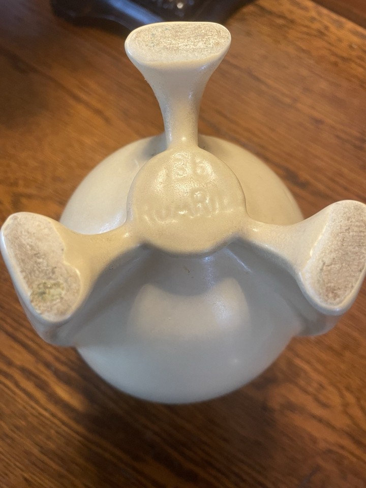 Redwing Pottery Vase Rum Rill #538 Art Deco Spaceship Egg Manhattan ...