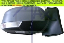SPECCHIO SPECCHIETTO RETROVISORE ELETTRICO DESTRO PER  FORD FOCUS 2011 AL 2018