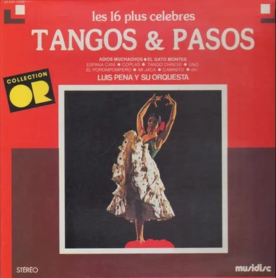 Luis Pena & Orchestra Tangos & Pasos Musidisc Vinyl LP