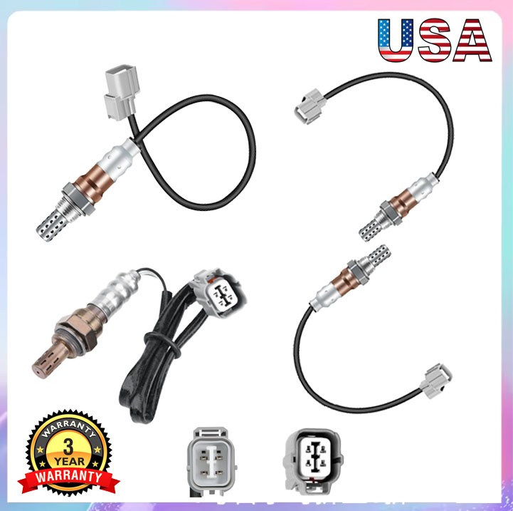 Set of 4 Up+Down Oxygen O2 Sensors For Acura NSX 3.2L V6 2000-2005 36531PBY003