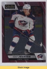 2023-24 O-Pee-Chee Platinum Matte Pink Kent Johnson #102 READ 1e7g