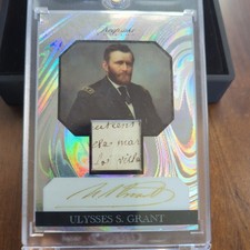 2023 Super Break Keepsake Edition Ulysses S. Grant  Relic 1/1 RARE and light box