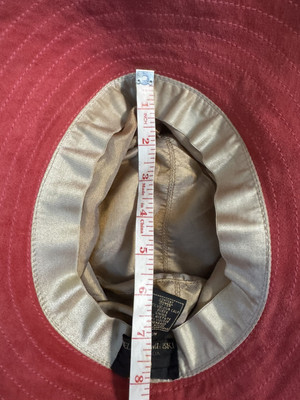 HELEN KAMINSKI Womens Wide Brim Suede Leather Hat Pink Logo  display picture 1