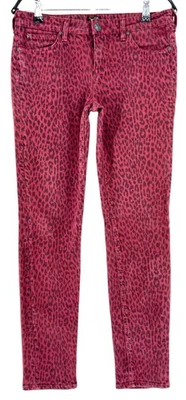 Lee Scarlett Pantalon Chino Rouge Stretch Coupe Slim Taille W29 L31 - Photo 1/4