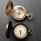 2 Antique Compass working ww1 period 1 floating compass military, 1 white metal