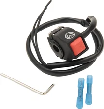 Moose Engine Kill Off Stop Start Push Button Billet Switch for 7/8in ATV
