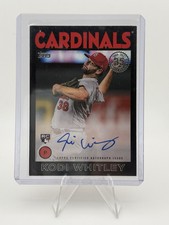 2021 Topps Series 2 1986 Baseball Kodi Whitley #86A-KWH RC Black Auto /199