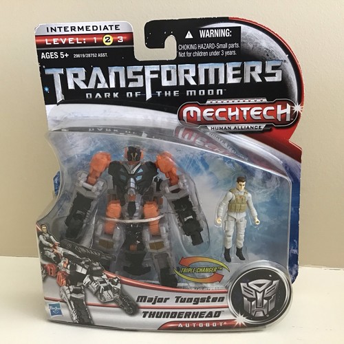 TRANSFORMERS DARK OF THE MOON MAJOR TUNGSTEN THUNDERHEAD AUTOBOT MECHTECH *NUOVO*