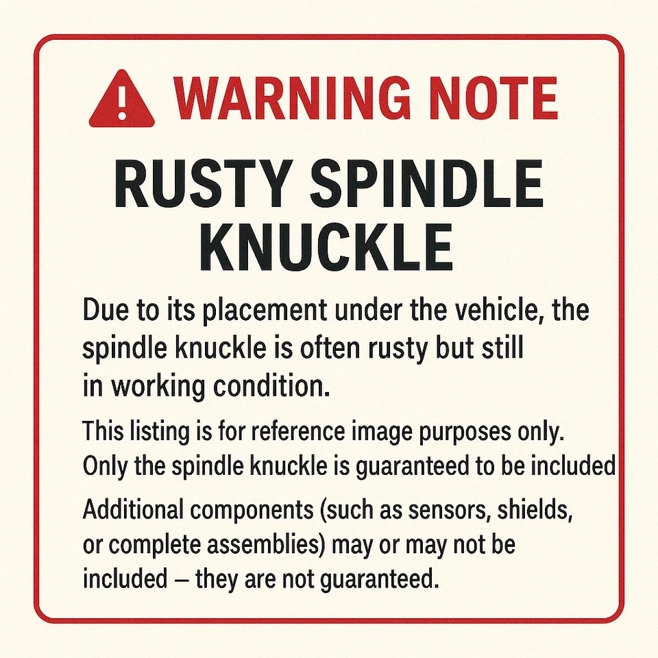 2008-2015 Land Rover LR2 Front Driver Left Spindle Knuckle Hub Assembly OEM - Image 3 of 4