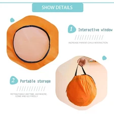 3 In 1 Play Tent Kids Toddlers Tunnel Set Pop Up Children Baby Cubby Playhouse