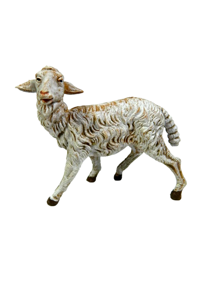 Pecore Fontanini per Pastori Alti Cm 19 - Animali per Presepe - Modello a Scelta - Immagine 2 di 4
