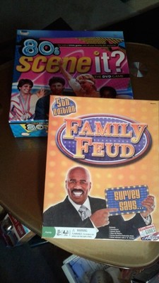 80s Scene IT DVD Game/ 5th. Edition Family Feud Game BOTH BRAND NEW SEALED