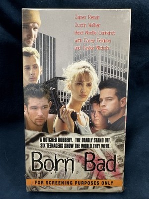 Born Bad - Rare VHS Movie Video Tape Corey Feldman New Screener