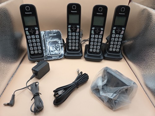 Panasonic KX-TGD564M Single Line DECT 6.0 Cordless Phone 4 Handsets