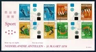 NETHERLANDS ANTILLEN 1978 FDC Sports Tête-Bêche  SG05C