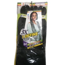 MANE CONCEPT AFRI NAPTURAL PRE-STRETCHED 3X I DEFINE EASY BRAID 64" OMBRE