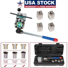 Professional Brake Line Flaring Tool 45 Degree Set Single, Bubble, Double Flares