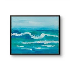 MENA'S Calm Waters EXPRESSION 11x14 ACRYLIC ORIGINAL ART ON CANVAS