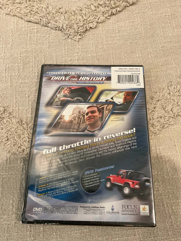 DAVE STOTTS - DRIVE THRU HISTORY: COLUMBUS, PILGRIMS & EARLY BOSTON DVD REV. WAR - Image 2 of 3