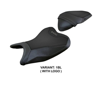 Seat cover Aragona Black BL + logo Tpz compatible KAWASAKI Z 400 2018 2023