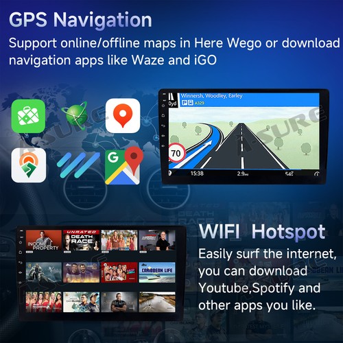 Car Stereo For Hyundai IX35 2009-2015 Android 14 Apple Carplay GPS 32G Head Unit - Picture 8 of 15