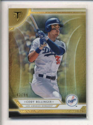 CODY BELLINGER 2018 TRIPLE THREADS #44 GOLD #43/99 AN125