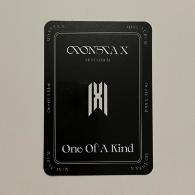 official monsta x one of a kind kihyun hyungwon unit photocard | eBay